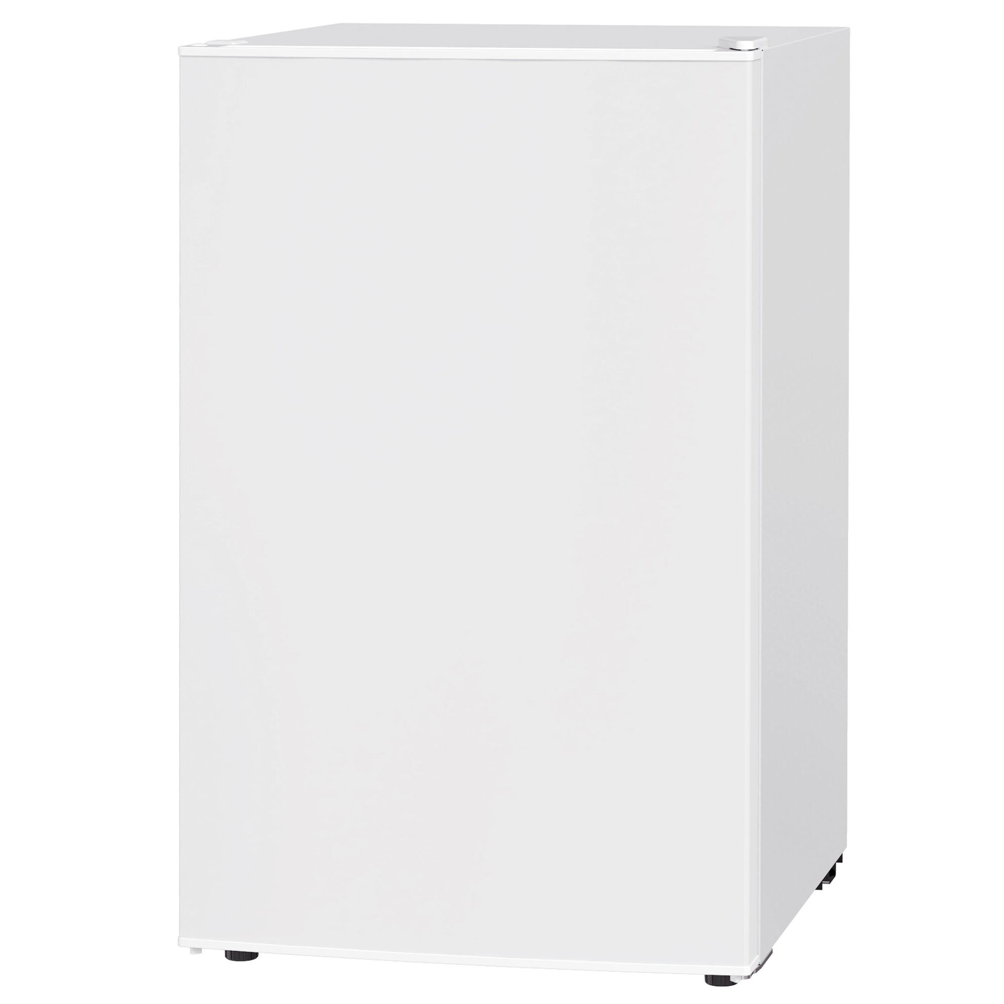 HOMCOM 4.5 Cu Ft Mini Fridge with Freezer, Wheels, Single Door Refrigerator, Adjustable Thermostat, Reversible Door, White 