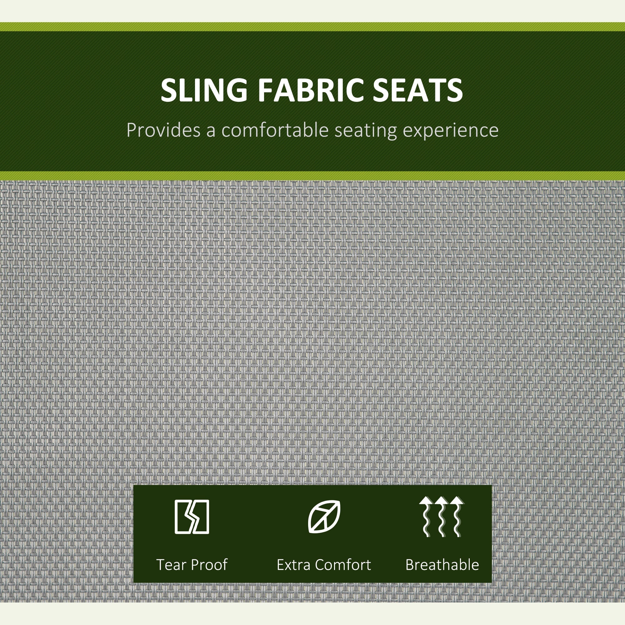 Outsunny 3 Person Patio Swing Seats with Adjustable Canopy Outdoor Swing Chair Bench for Garden, Poolside, Dark Grey 