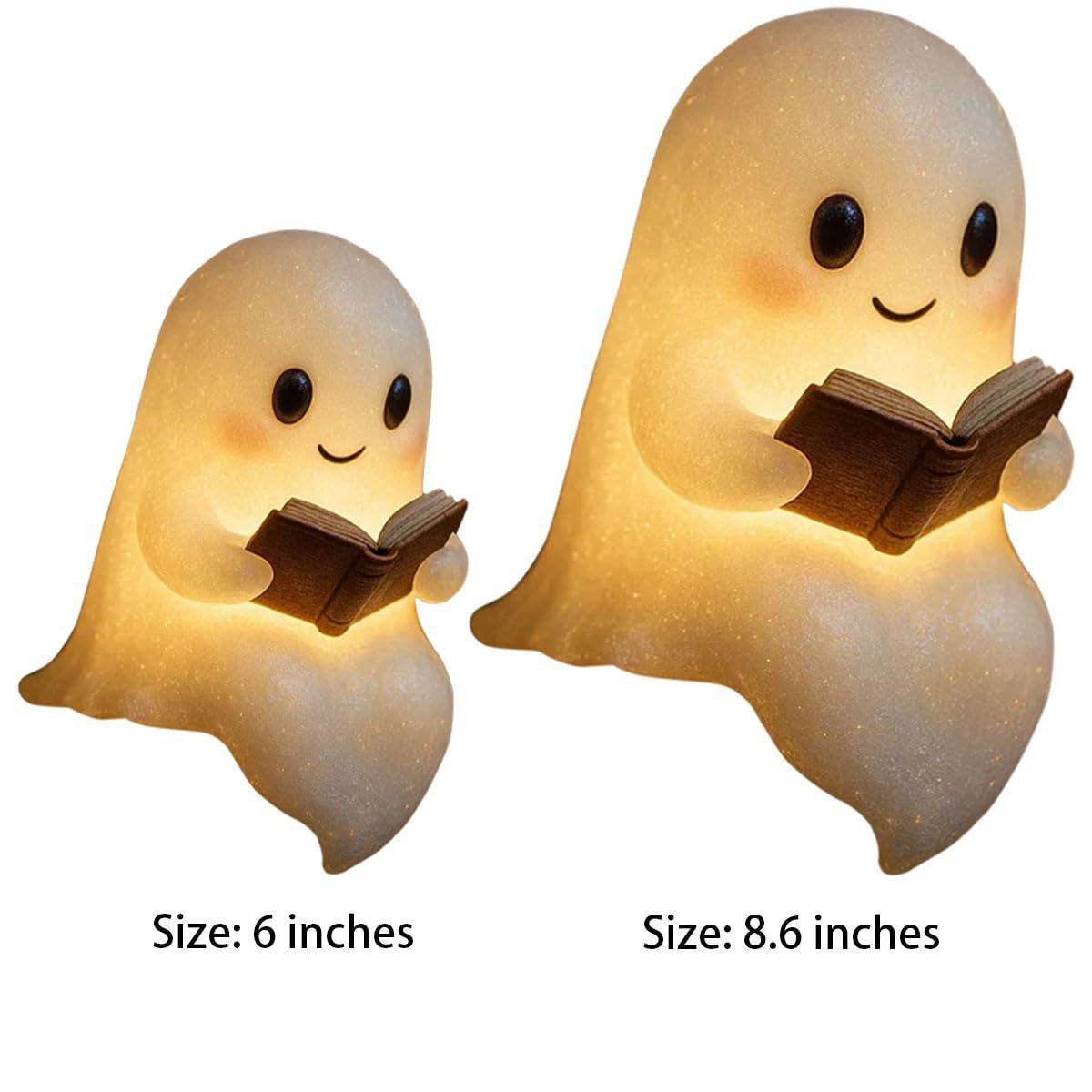 Cute LED Ghost Night Light Children's Nightlight Gift Bedside Sleep Lamp Halloween Decorations Lovely Ghost Lamp Warm Light 