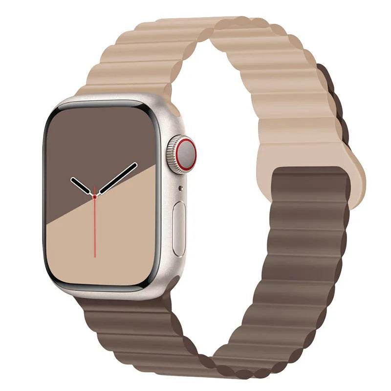 Band Silicone Magnetic Watch Strap 