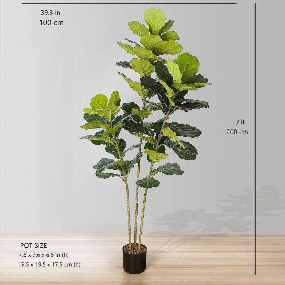 Alva Artificial Fiddle Leaf Potted Plant (Multiple Sizes) 