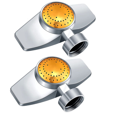 2Pcs Circular Spot Sprinkler 360 Degree Small Circle Sprinkler with Gentle Water Flow Covers up to 30FT Diameter Lawn Garden 