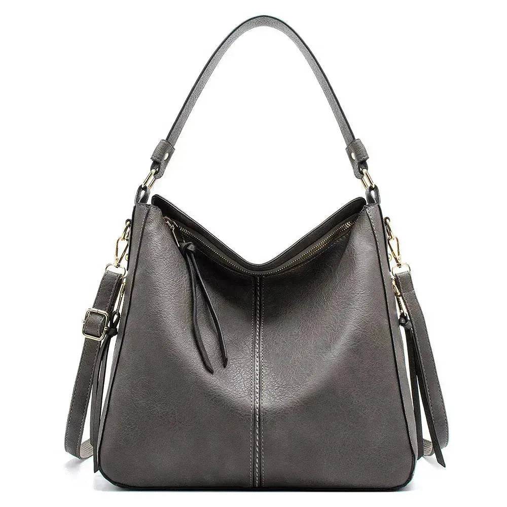 Women High Capacity PU Leather Handbags Fashion Commuting Crossbody Shoulder Hand Bag Shopping Totes 