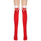 Thickened Women's Red Long Bow Christmas Stockings