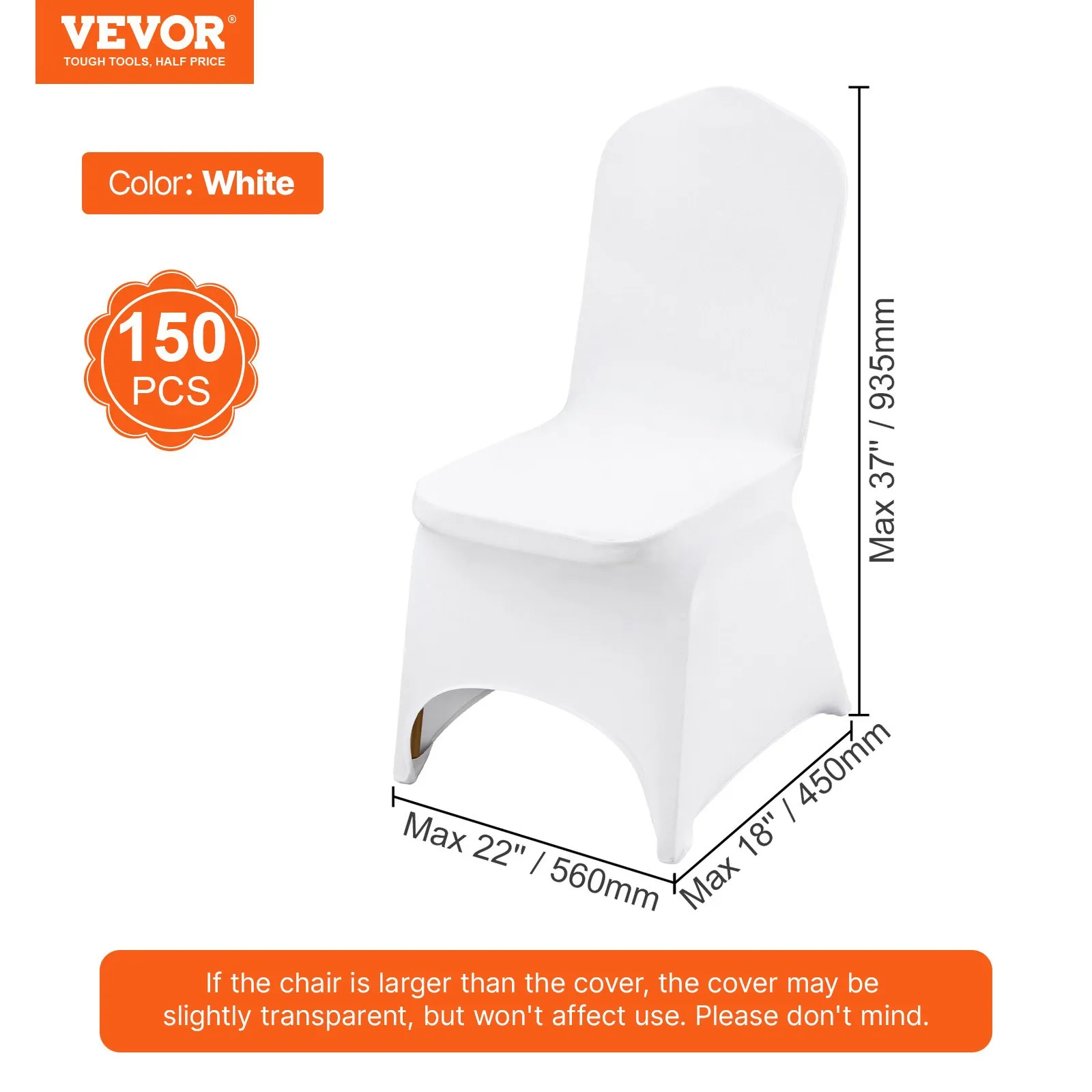 150pcs Stretch Spandex Chair Covers Wedding Party Banquet