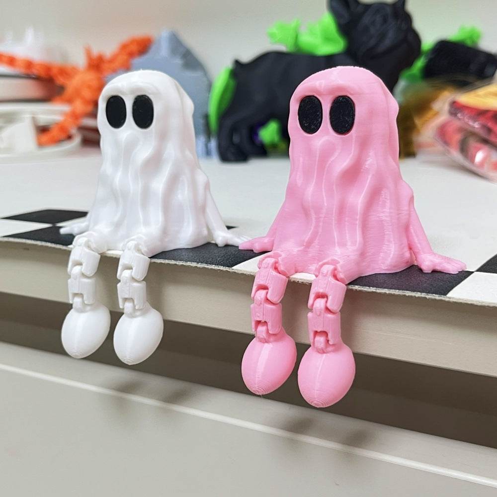 3D Printing Halloween Ghost Movable Joint Ornaments 