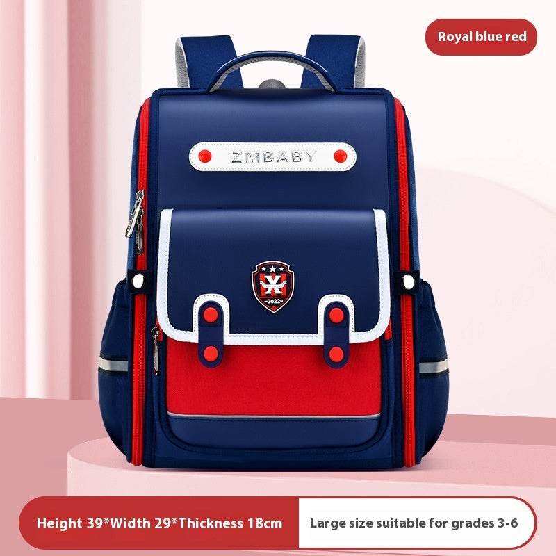 British Style School Bag Ergonomic Spine Supportive Backpack 