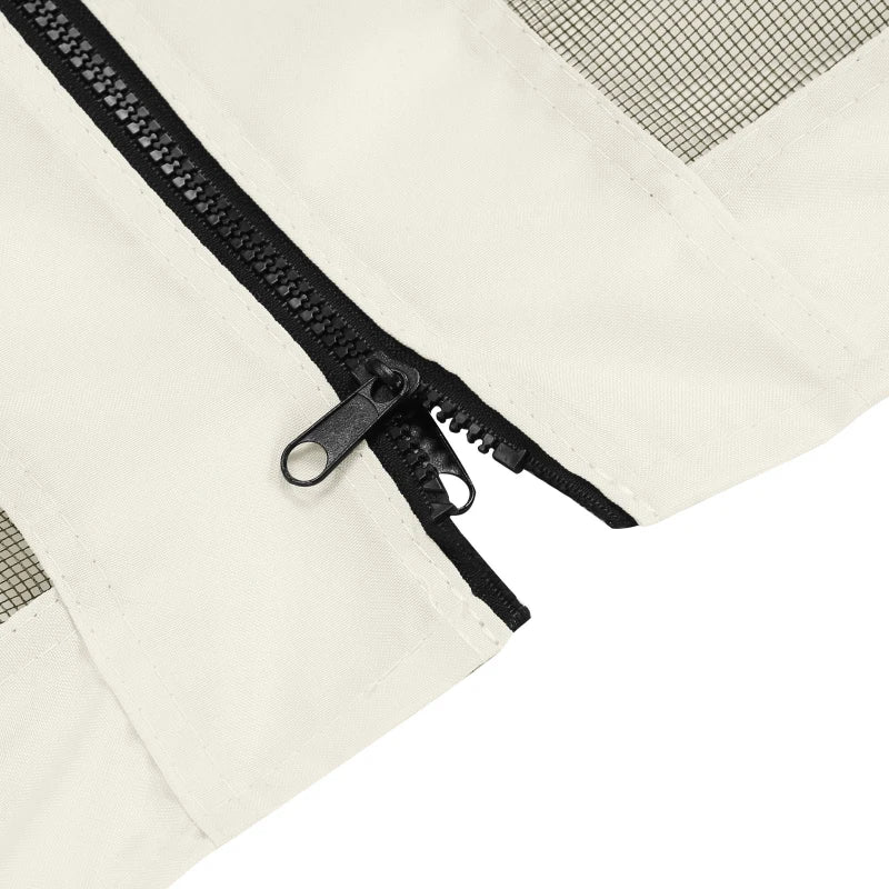 Replacement Mosquito Netting for Gazebo 10' x 13' Black Screen Walls for Canopy with Zippers
