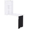 HOMCOM Convertible Wall Mounted Desk Fold Out Space Saving Writing Floating Board White Black