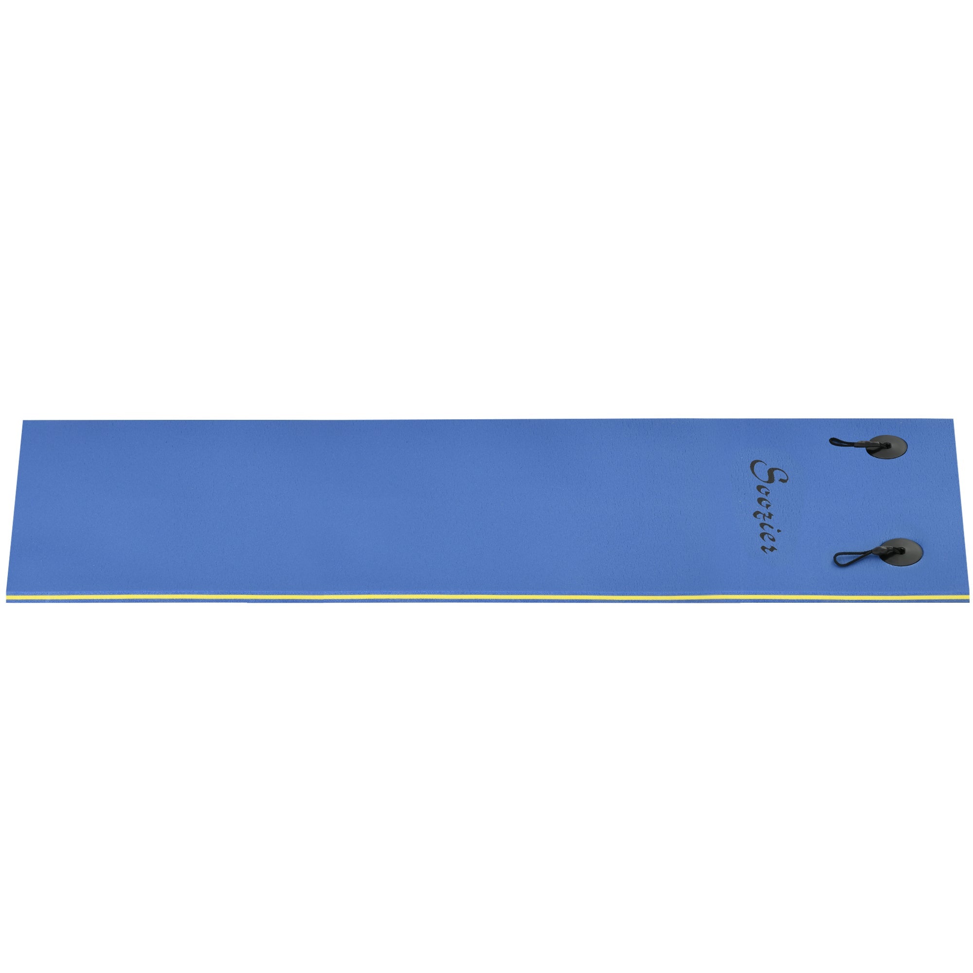 Soozier 6.5x2ft Blue Roll-Up Pool Float Pad Water Mat for Lake Ocean Pool Fun and Relaxation 