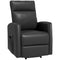 HOMCOM Power Lift Recliner Chair with Remote Control Side Pocket for Living Room Home Office Study Grey
