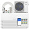 UltrEco Series 30000 BTU 3 Zone 23 SEER2 Mini Split Air Conditioner Wifi Enabled with Heat Pump