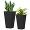 Outsunny Set of 2 Tall Planters with Drainage Holes, 22
