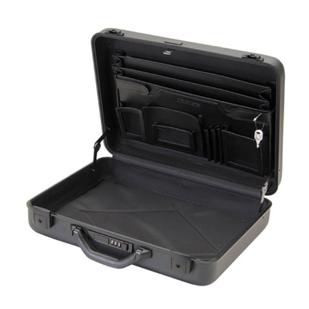 T Aluminum Business Attache Case Black or SilverZ Case AC-38