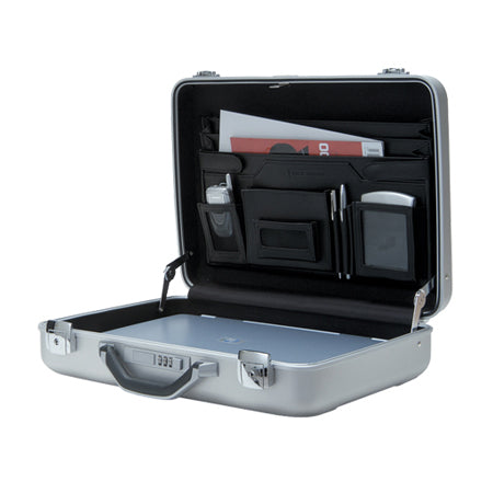 T Aluminum Business Attache Case Black or SilverZ Case AC-38