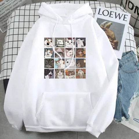 Women's Personalized Harajuku Sweatshirt Loose Plus Size 