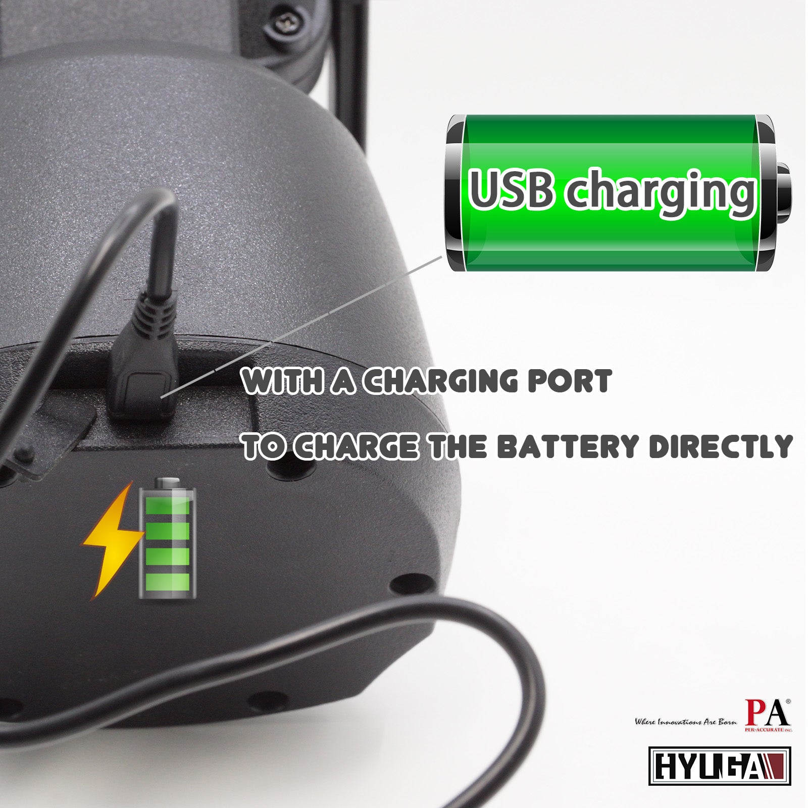 3.0 Super Bright Version LED Power Display Magnetic USB Rechargeable Portable Light Handheld Powerful Flashlight for Emergency, Outages, Home and More HYUGA PA LED 