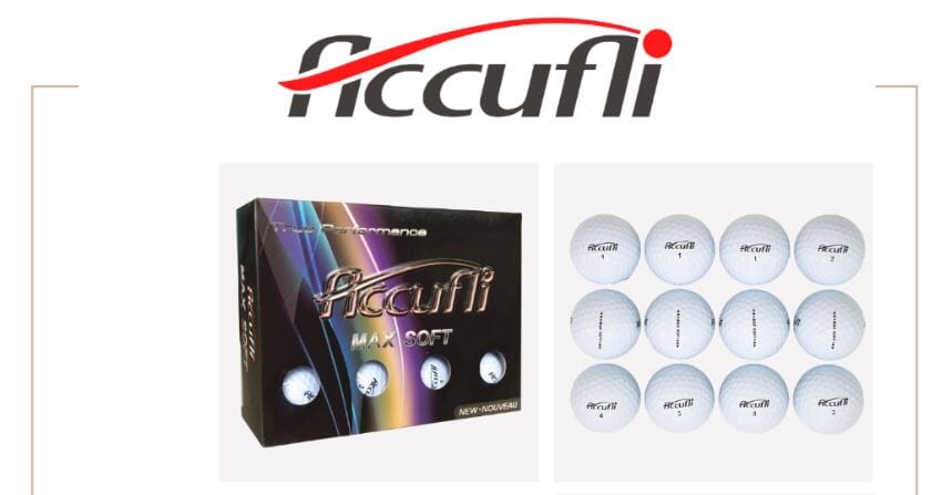 Accufli Max Soft Golf Balls White 