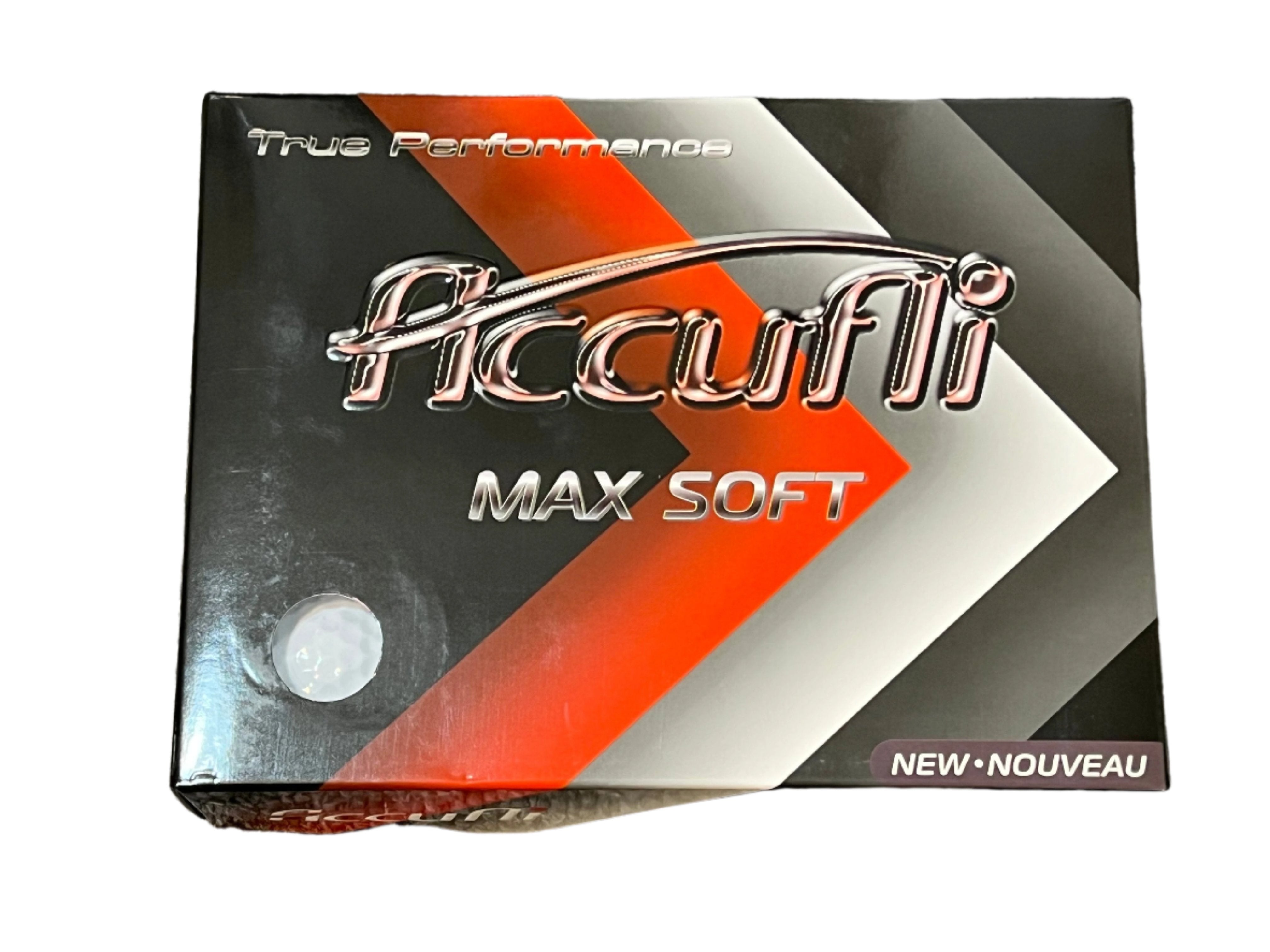 Accufli Max Soft Golf Balls White 