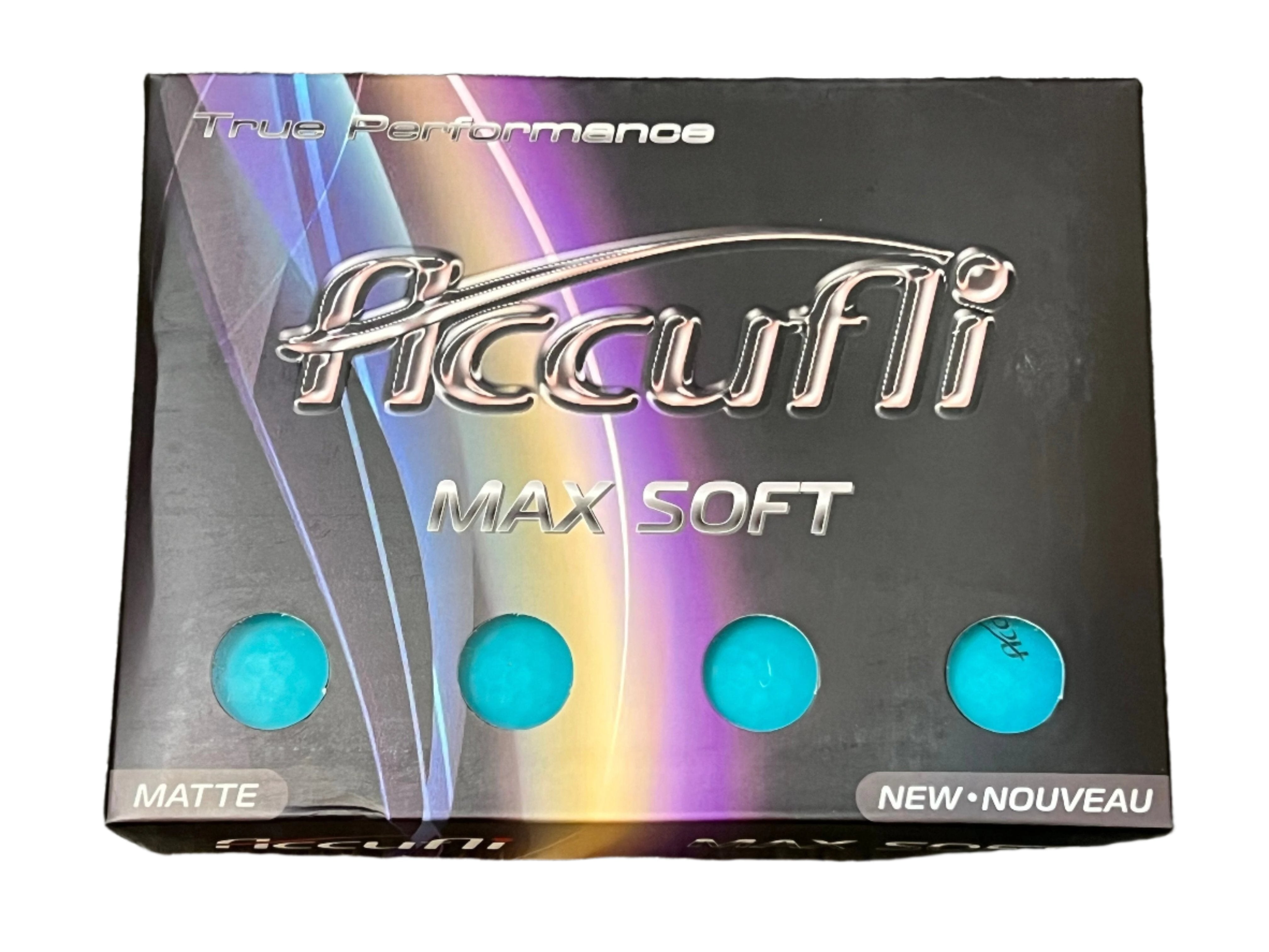 Accufli Max Soft Matte Finish Golf Balls 