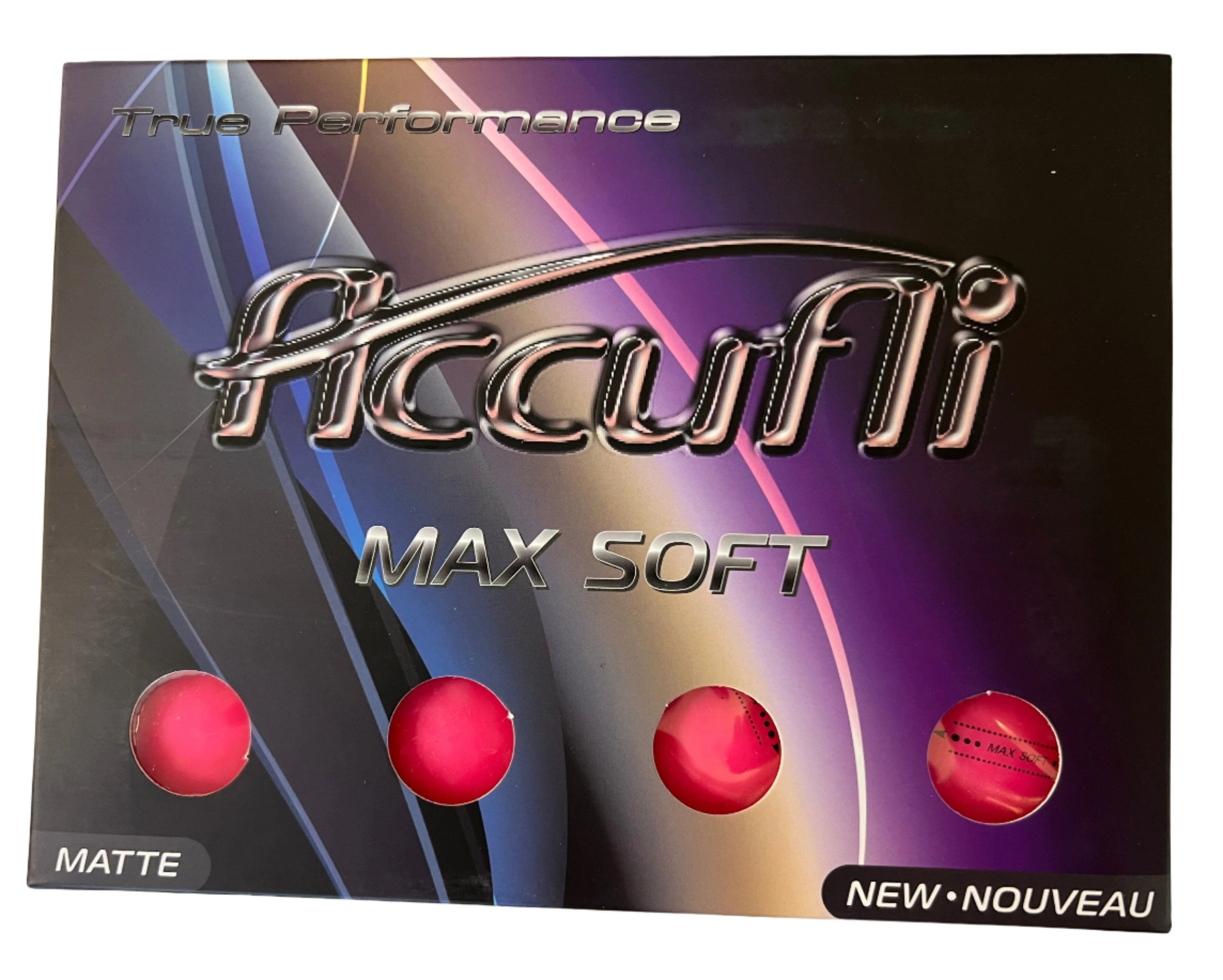Accufli Max Soft Matte Finish Golf Balls 