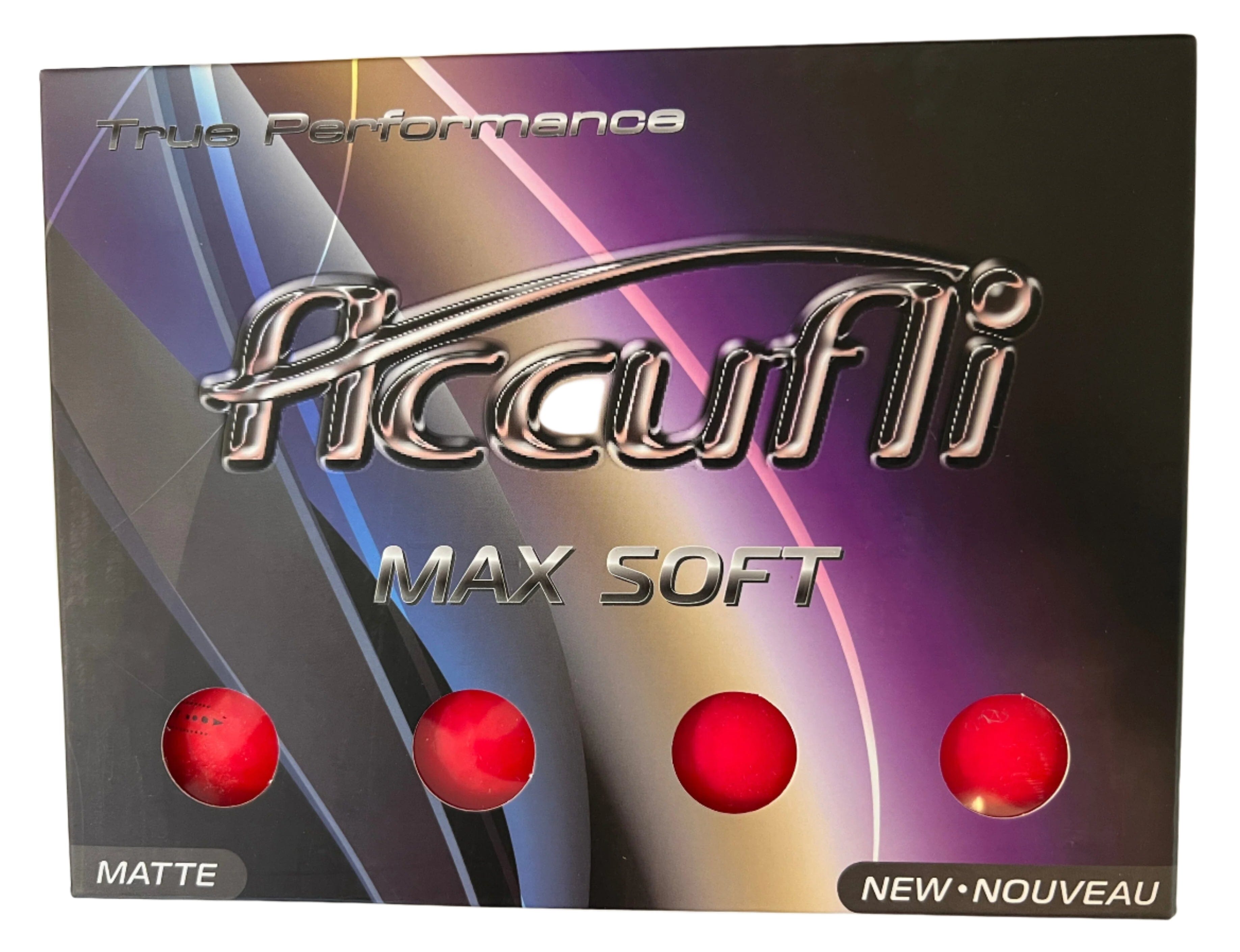 Accufli Max Soft Matte Finish Golf Balls 