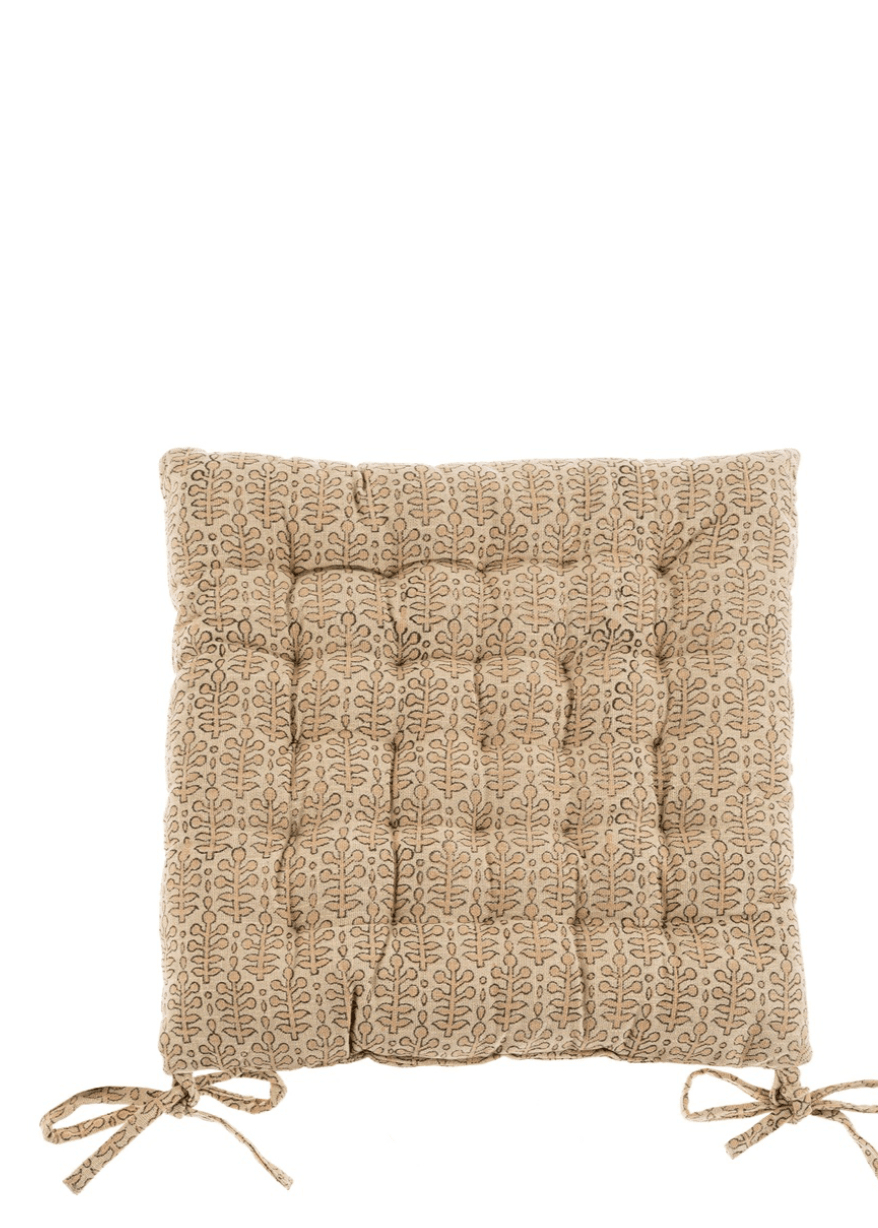 Aditi Block Print Chair Pad 