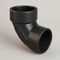 LESSO ABS 90° Street Elbow — Spigot × Hub DWV, cUPC Certified
