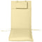 Outsunny Lounger Chair Cushion with Thick Padded, Headrest, Cream White
