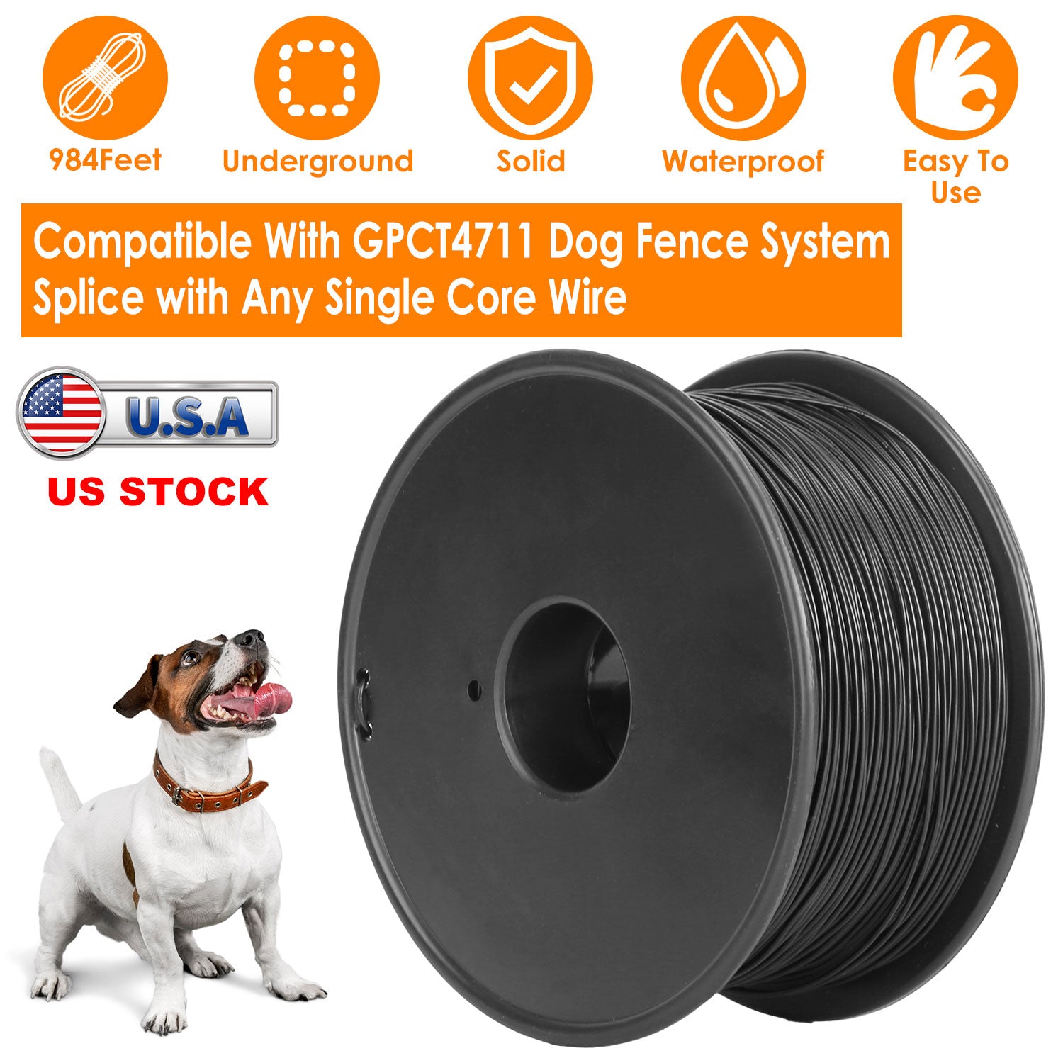 984Feet Underground Dog Fence Wire Boundary Wire for Dog Fence System