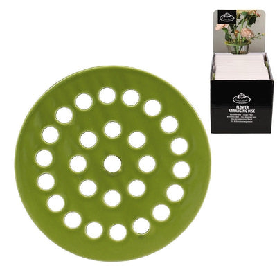 Flower Arranging Disc Green L 