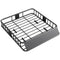 Universal Roof Rack Basket, 200lbs Steel Roof Rack Cargo Carrier with Wind Fairing, Side Rails, 43.5