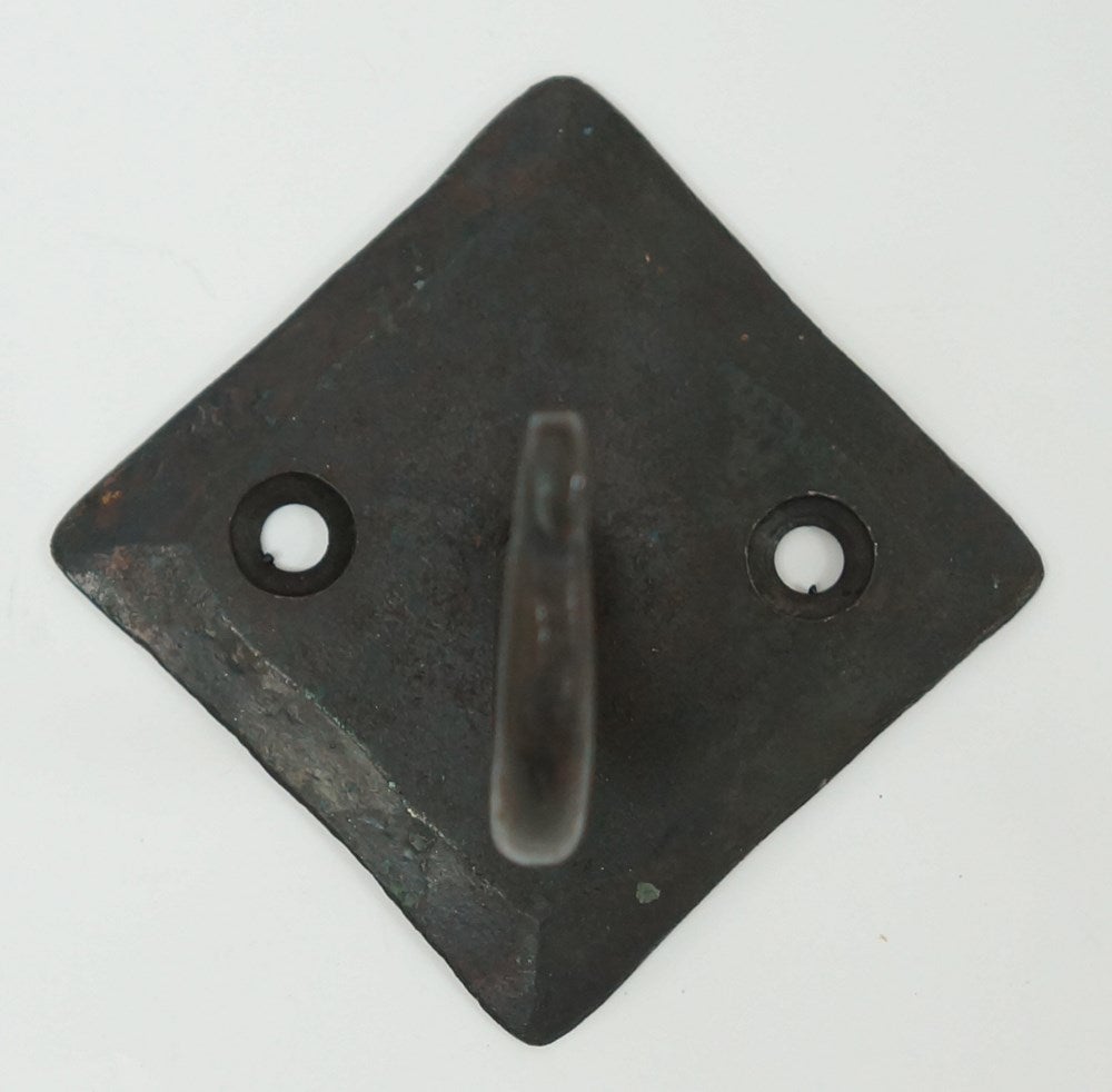 Forged Square  Plate Wall Hook 