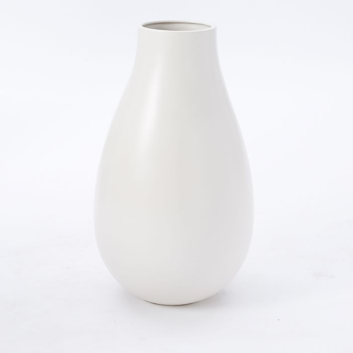 Oversized White Vase Collection 