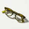 Asher Glasses – Green Round Chunky Frame, Blue Light Focus™ Lenses, UV400 Protection, Lightweight & Trendy Eyewear