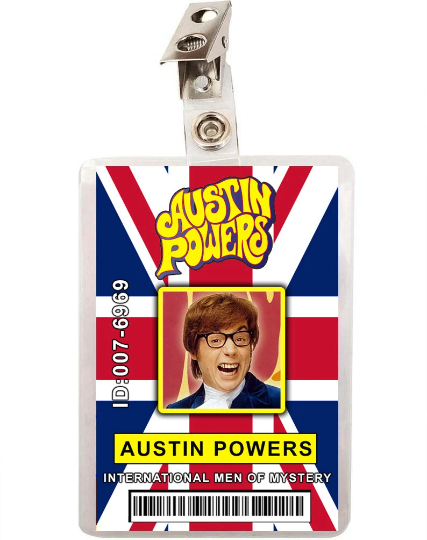 Austin Powers ID Badge 