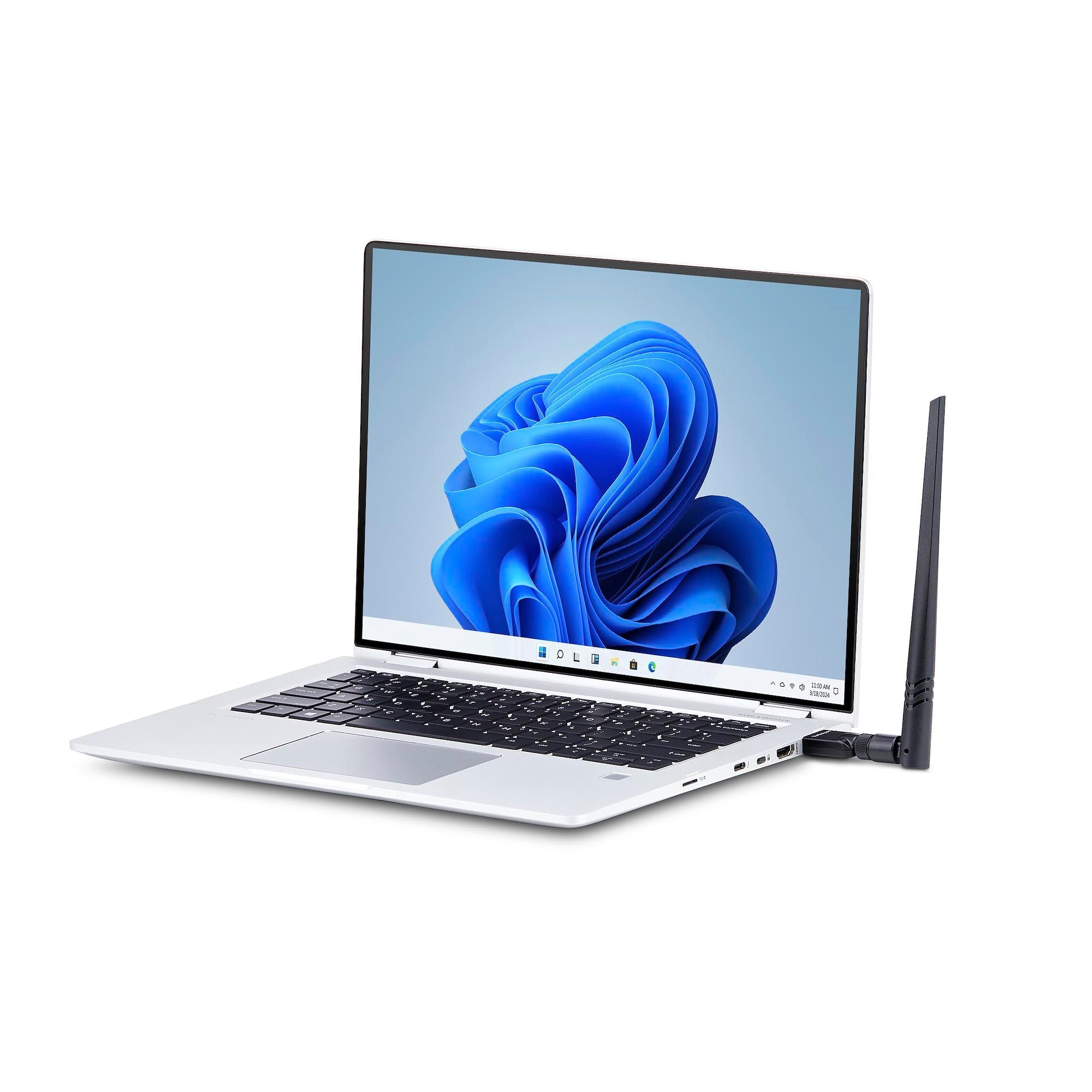 USB Bluetooth 5.3 Class 1 Adapter Dongle for PC/Laptop, Long-Range Connectivity for Keyboard, Mouse, Audio Streaming and PAN Networking, Windows/Linux 