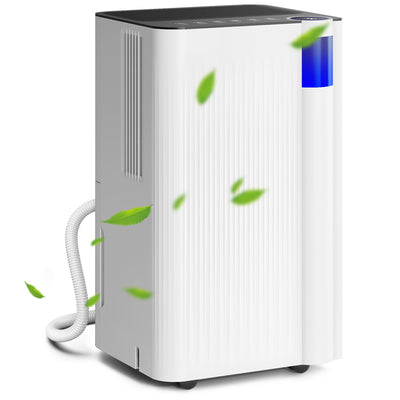 HOMCOM 25pints/Day Dehumidifier with Continuous Drainage, Timer, Dehumidifier for Condensation, Mould, Laundry Drying 