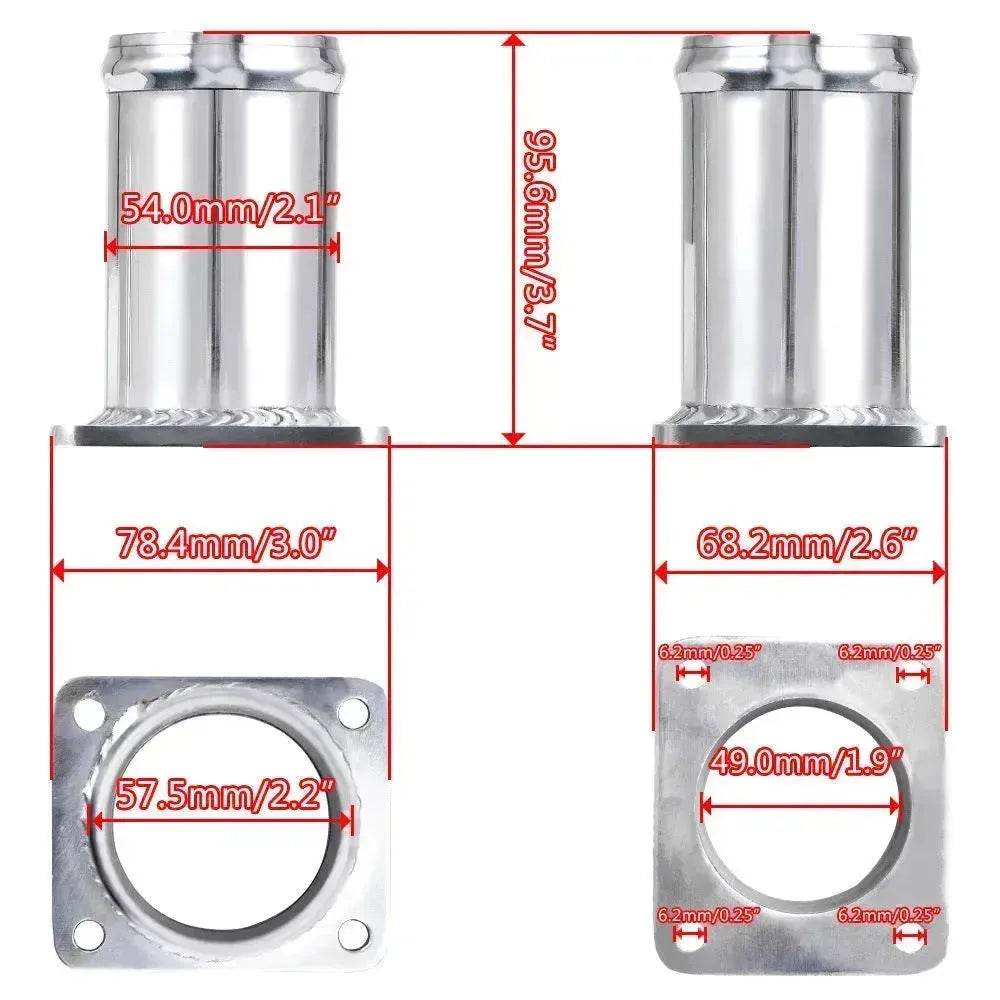 Automobile Modification Exhaust Gas Circulation Removal Pipe 