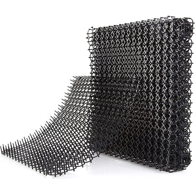 10Pcs Cat Spike Mat with Spikes 15.8x11.8in Cat Repellent Mats Spike Deterrent Stopper Mat for Pet Cats Dogs 13x1ft Area 