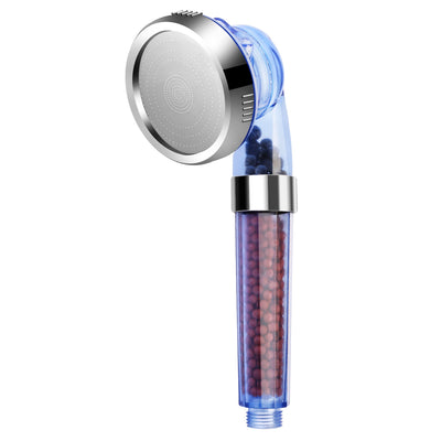 Ionic Filtration Shower Head High Pressure 3 Mode Stone Water Saving Bath Handheld Shower 