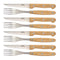 Jim Beam Set of 8 Stainless Steel Steak Knives and Forks