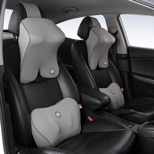 Adjustable Driving back Support Lumbar pillow and Neck support 2pcs 