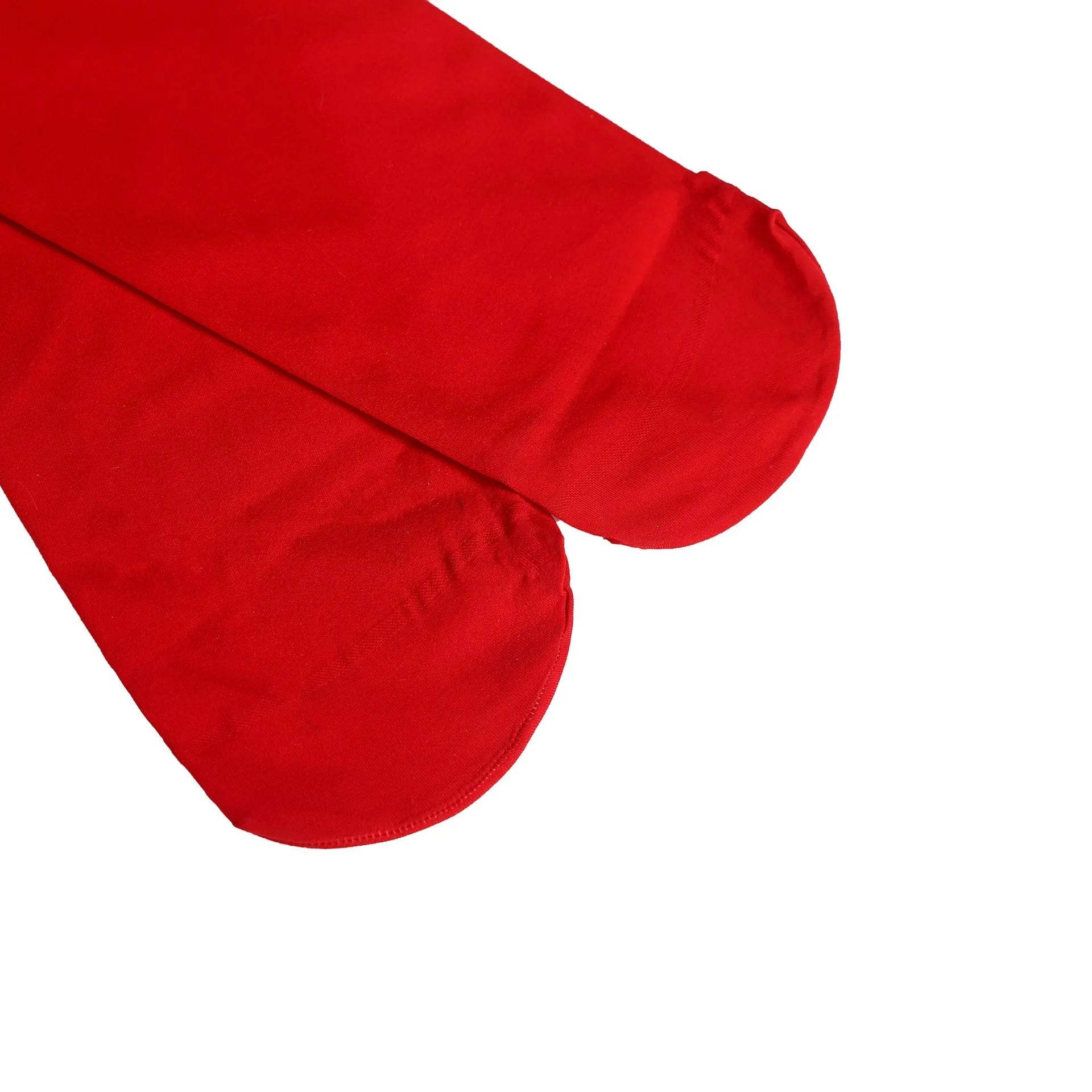 Thickened Women's Red Long Bow Christmas Stockings 