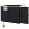 Outsunny 4' x 8' Outdoor Storage Shed, Metal Garden Shed with Window, 2 Vents and Lockable Door for Backyard, Garden, Patio