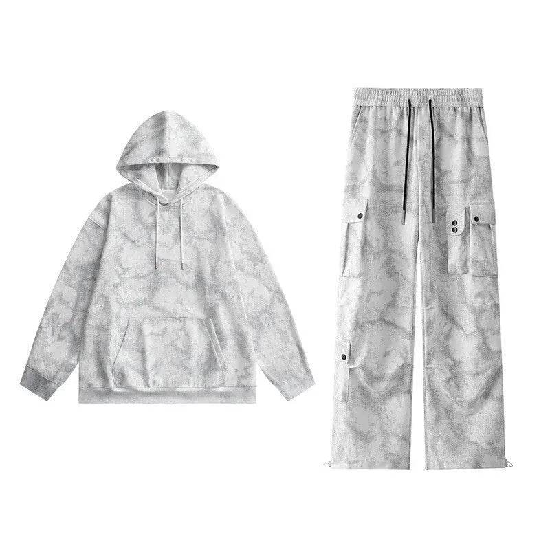 Men's 2 pcs Hoodie set outfit Sweatshirt and Sweatpants 