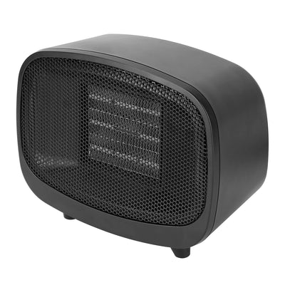 Small Electric Space Heater Portable Mini PTC Ceramic Space Heater Fan w/ Tip-Over and Overheat Protection for Bedroom Office Desk Indoor Use 
