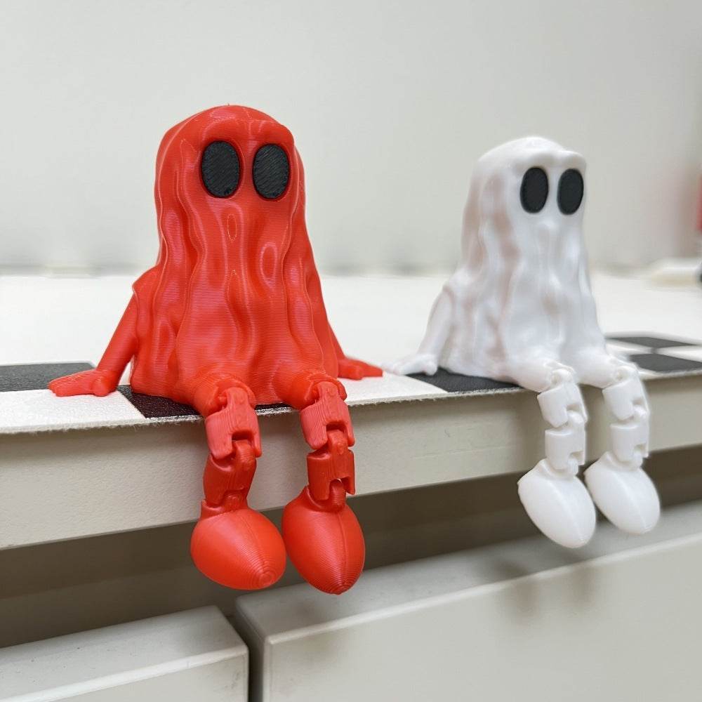 3D Printing Halloween Ghost Movable Joint Ornaments 