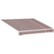 Outsunny Outdoor Sunscreen Cover: 9'x8' Retractable Fabric Replacement with UV Blocking, Red White