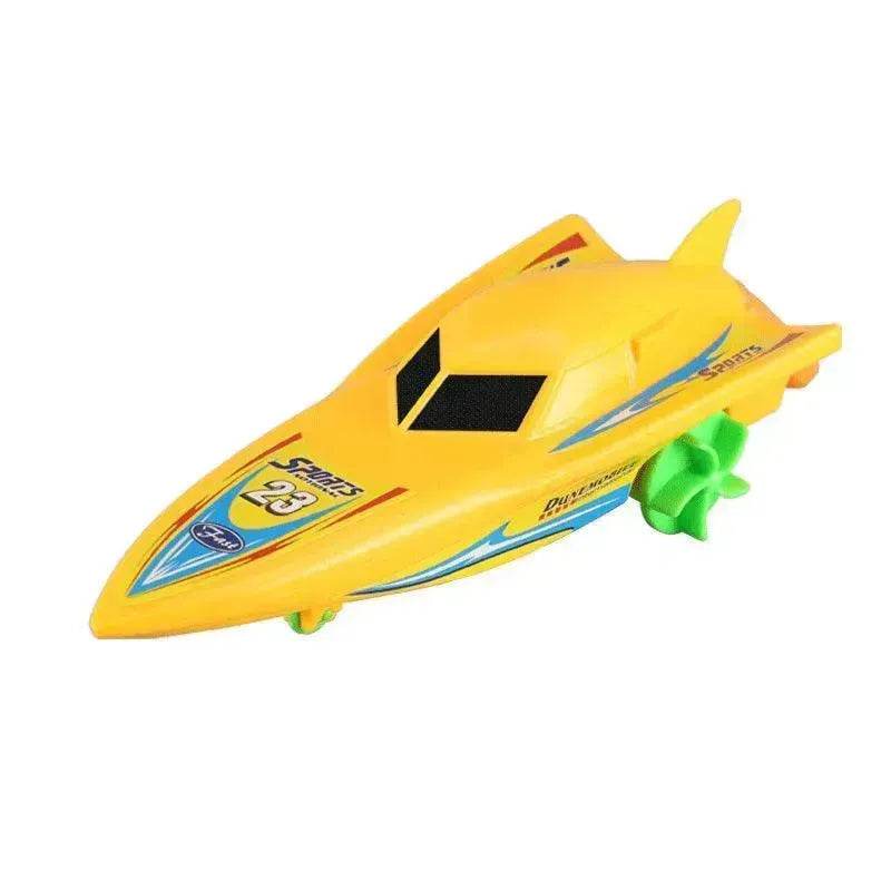 Baby Color Cognition Yacht Speedboat Sailing Motor Boat Summer Water Bath Toys 